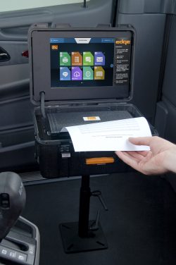 Edge in-cab document scanner, by iGlobal, LLC