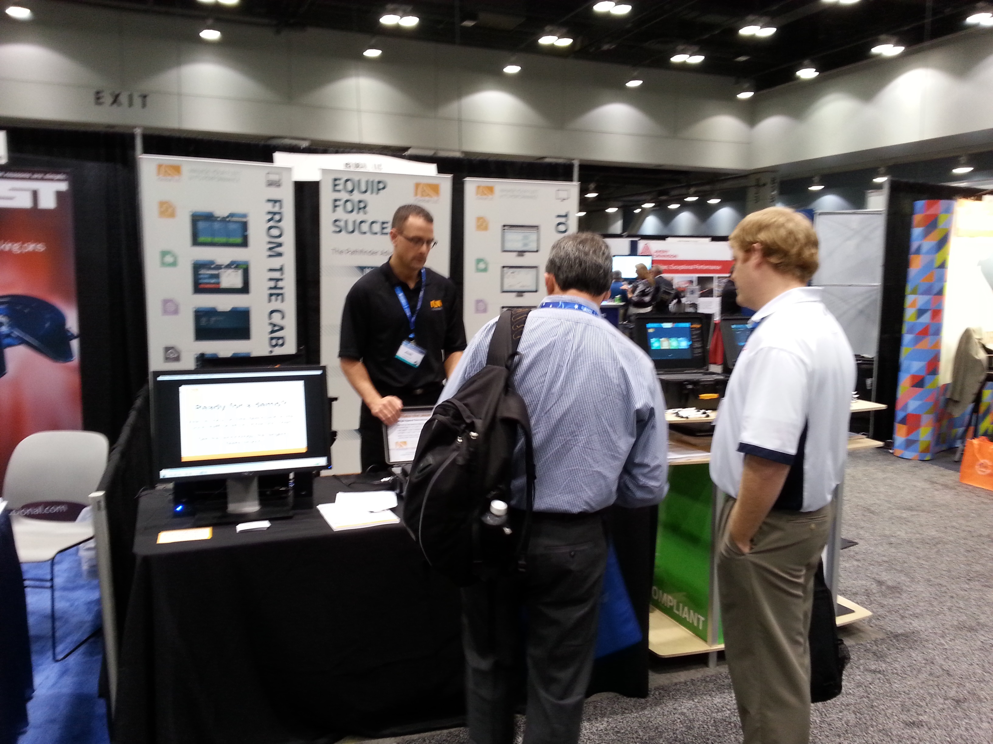 iGlobal booth at Trucking Tradeshow