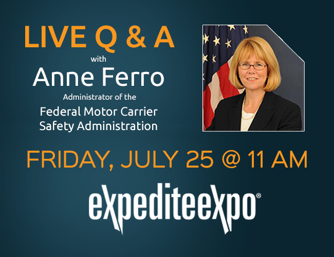 FMCSA's Anne Ferro 2014 Expedite Expo