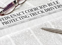 Feds Enact Coercion Rule Protecting Truck Drivers