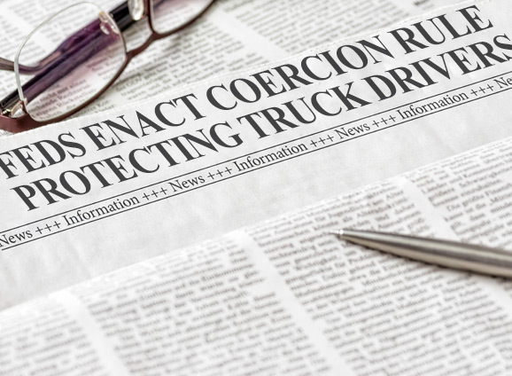 Feds Enact Coercion Rule Protecting Truck Drivers