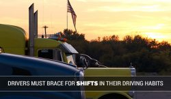 Drivers must brace for shifts in their driving habits.