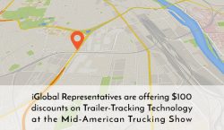 iGlobal $100 discount on trailer-tracking technology at Mid-American Trucking Show