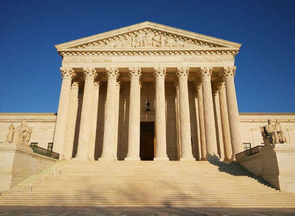 Supreme Court building / ruling on ELD mandate