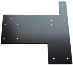 Universal No Drill Edge Floor Plate